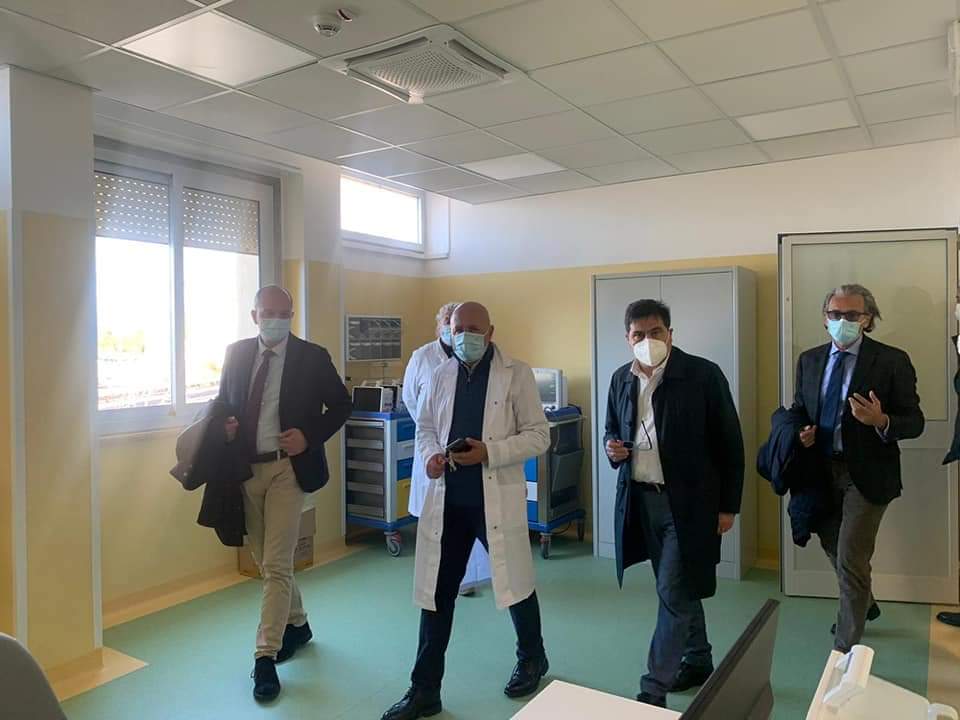 Coronavirus DAmato Inaugura Reparto Medicina D Urgenza Covid Al