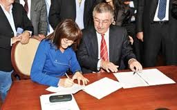 La Presidente Polverini e il Sindaco Bruschini