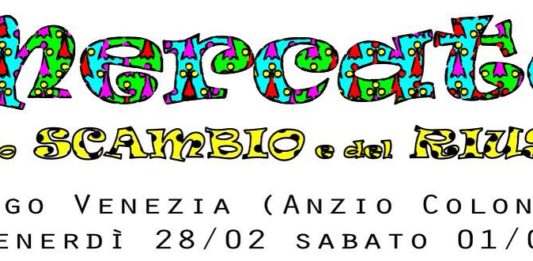Anzio – “Porta un oggetto, fai un baratto”. Al via il mercato dello scambio di Carnevale.