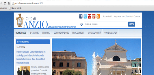 Anzio- Il sito dell’amministrazione non è a prova “trasparenza”. Il caso finisce in commissione