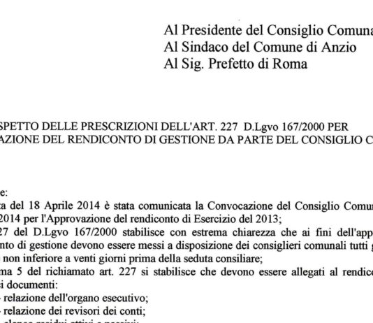 Il Pd chiede al Prefetto di invalidare la seduta di bilancio
