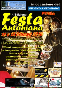 locandina Festa Antoniana 2016