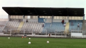 Lo stadio Bruschini di Anzio