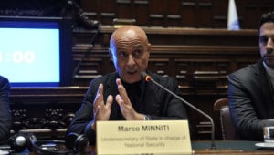 Il ministro dell'Interno Marco Minniti