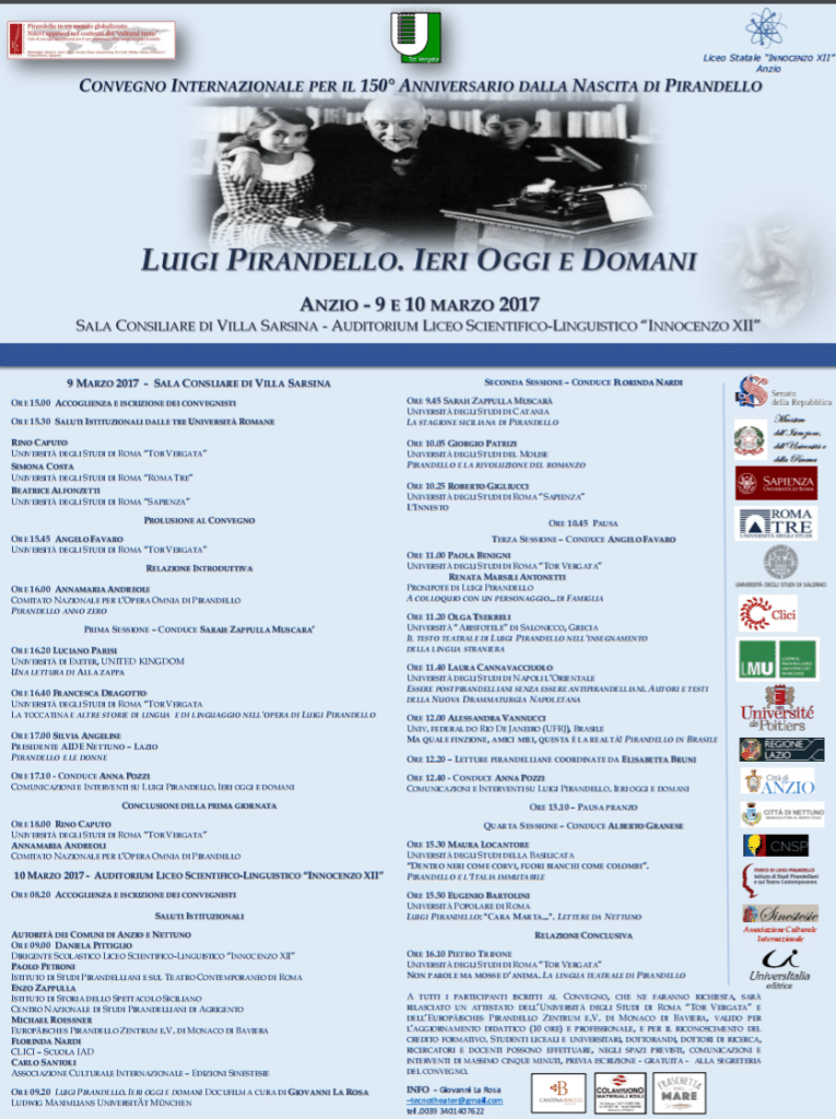 convegno pirandello