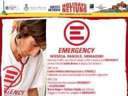Nettuno. 7 agosto Musica parole e immagini per Emergency