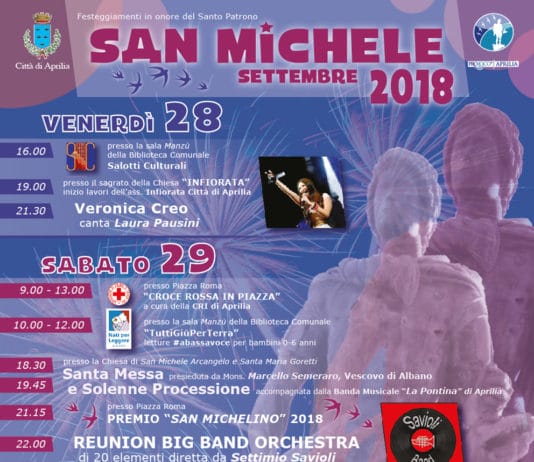 Aprilia. Festa di San Michele un ricco calendario di eventi