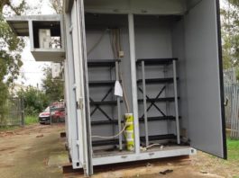 Furto di batterie tampone in una struttura Tim