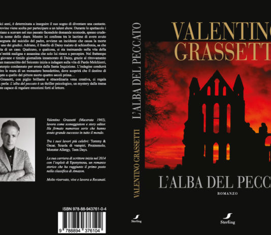 “L’Alba del Peccato”, lo scrittore Valentino Grassetti presenta il suo libro a Nettuno