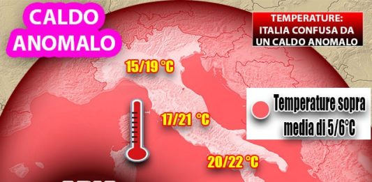 Italia in confusione, caldo anomalo senza fine