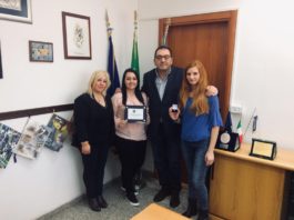 Giovani campioni apriliani: il Sindaco riceve Beatrice Marinangeli e Erika Viola