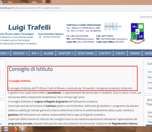 Nettuno. Gli svarioni del sito dell’Itis Trafelli: dall’istituto di Milano alle notizie di politica