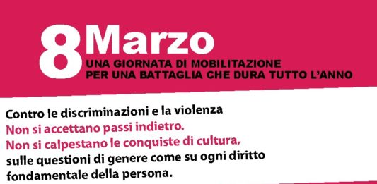 8 marzo CGIL: “Una giornata di mobilitazione, per una battaglia che dura tutto l’anno”