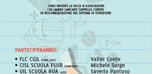 Nettuno. 9 maggio, Assemblea pubblica “No alla regionalizzazione del sistema scolastico”