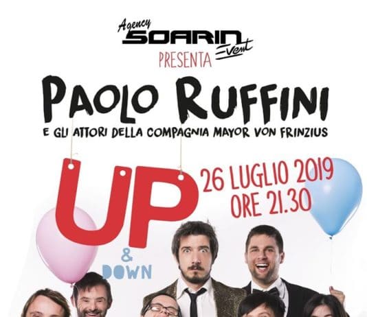 A Villa Adele va in scena:”Up & Down”, con gli attori della Compagnia Mayor Von Frinzius