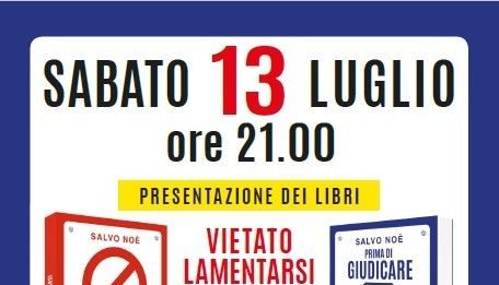 Lido Dei Pini. “Incontri con l’autore” il 13 e 27 luglio, si inizia con”Vietato lamentarsi” di Salvo Noè