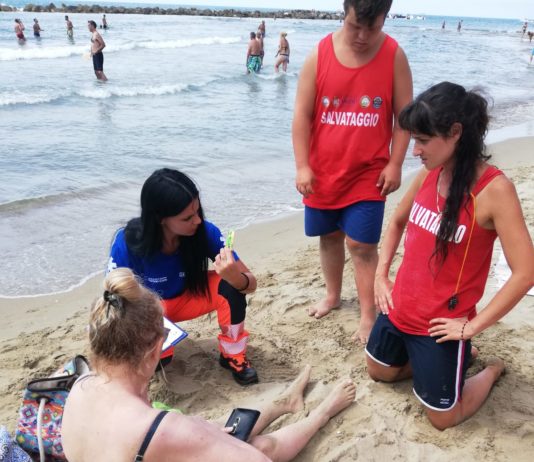 Anzio. Signora tedesca salvata dagli assistenti bagnanti alle grotte di Nerone