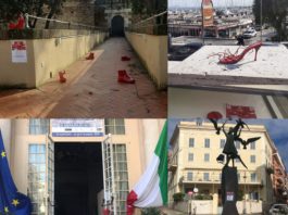 Anzio e Nettuno portano le scarpe Rosse. L’iniziativa delle tre croniste prende piede su tutto il territorio