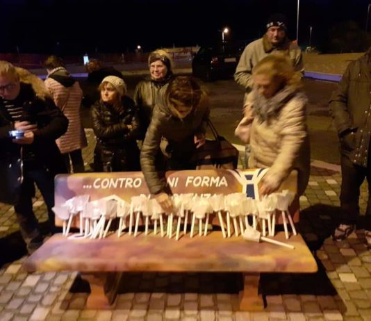 Anzio, installata una panchina per l’avv. Giuseppe Cardoselli ucciso dalla ex compagna