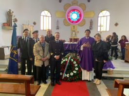 Una messa in ricordo del navigatore antartico Ajmone Cat