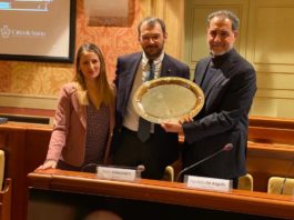 Anzio, conferito al giornalista sotto scorta Paolo Borrometi il Premio per la Pace