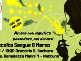 8 Marzo con l’Avis, raccolta di sangue a Nettuno dedicata alle donne