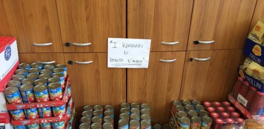 Ennesima donazione dei Ragazzi di Porto d’Anzio: derrate alimentari per le famiglie in difficoltà