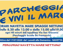 Nettuno. Basta auto in centro: Da venerdì 17 luglio saranno attivi due servizi navetta