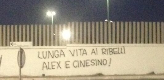 Anzio, scritte sul muro appena riverniciato che costeggia Villa dei Pini