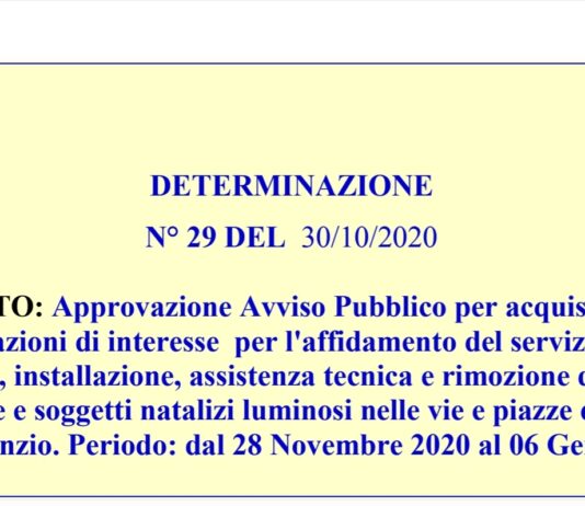 Anzio. Il Comune delibera spesa di 75mila euro per le luminarie di Natale