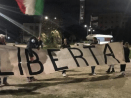 Anzio. Manifestazione ieri di ristoratori e estrema destra contro il DPCM Coronavirus del Governo