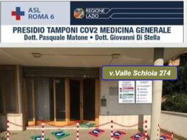 Inaugurato a Lavinio il presidio per i tamponi rapidi