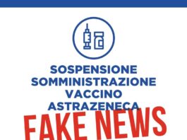 Unità Crisi Lazio: “Fake news su stop vaccino astrazeneca”