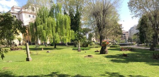 Anzio, interventi in corso per la cura delle aree verdi