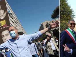 Roma come Anzio, due anni dopo: Zingaretti inaugura murale su edificio Ater