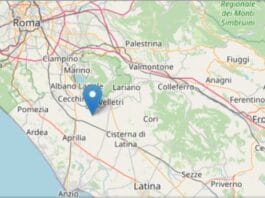Lanuvio. Scossa di terremoto di magnitudo 2,5 questa mattina alle 6,24