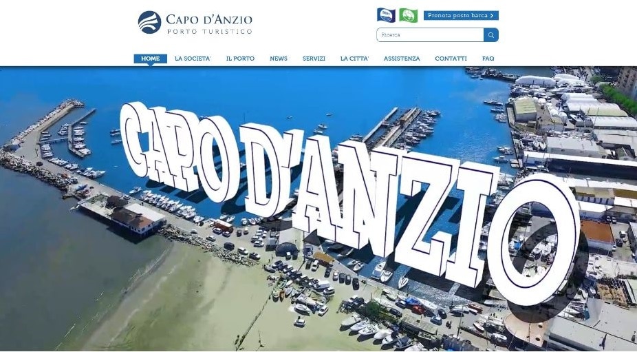 Rilancio del Porto, online il nuovo sito web di Capo d'Anzio spa