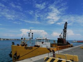 La draga arriva al porto di Anzio. Al via escavo e ripascimento