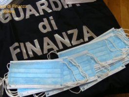 GdF sequestra 5,8 milioni di euro a ditta che aveva fornito mascherine generiche al posto di quelle chirurgiche