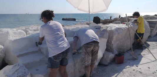 Anzio. Terzo giorno di lavoro per Shingle22j Overtime