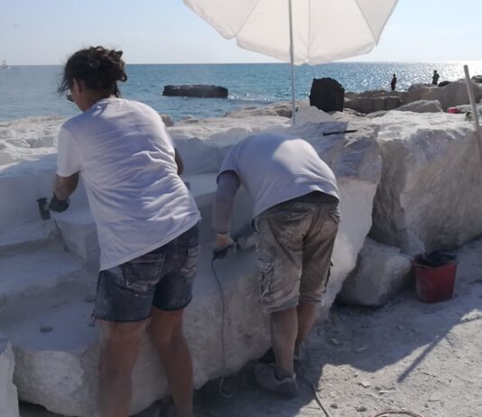 Anzio. Terzo giorno di lavoro per Shingle22j Overtime
