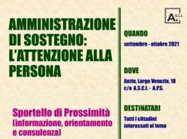 Al via il progetto “Amministrazione di sostegno: l’attenzione alla persona”