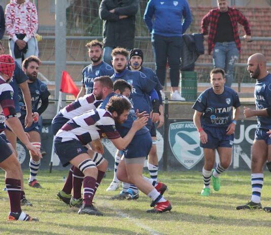 Rugby Anzio, finisce 40 a 8 per l’Unione Rugby Capitolina la prima sfida della seconda fase del campionato di serie C