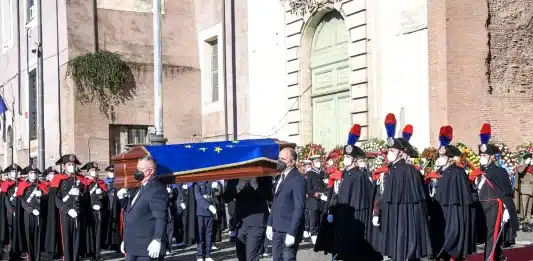 A Roma i funerali di David Sassoli. “Era un uomo mite”
