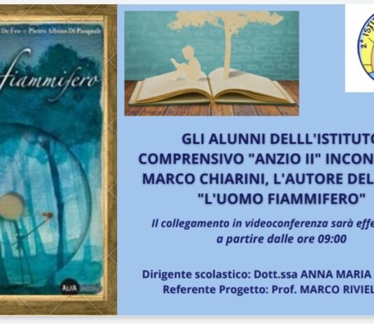 Gli alunni dell’I.C. Anzio II, hanno incontrato lo scrittore Marco Chiarini