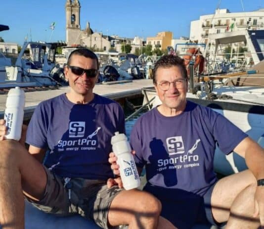 Gli anziati Praiola e Volpicelli a Bari per il campionato italiano di pesca in apnea