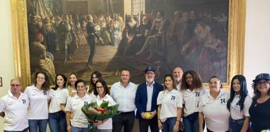 Nettuno. Promosse in A2, le ragazze del Nettuno softball city incontrano il Commissario Strati