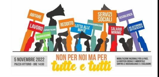 Rete NoBavaglio: “Ecco perché il 5 saremo in piazza: pace, giustizia sociale e ambientale”