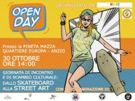 Anzio. Domenica 30, giornata di scambio culturale: dallo skateboard alla street art
