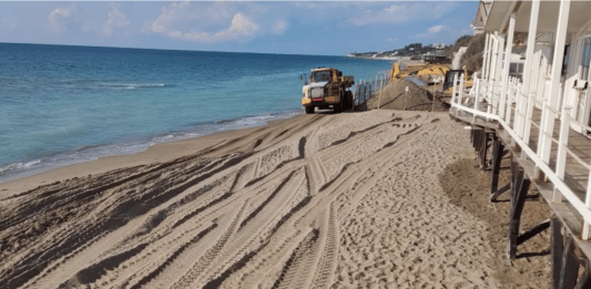 Anzio. Protezione della costa, oggi sopralluogo al cantiere di Leodori e Alessandri